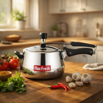 Load image into Gallery viewer, MaxFresh Triply Inner Lid Belly Stainless Steel Pressure Cooker