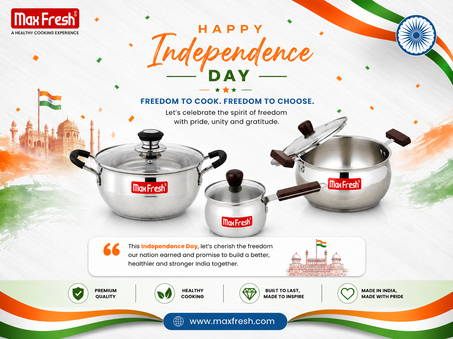 Cooking for the Nation: How MaxFresh Supports NRI Kitchens Abroad This Independence Day