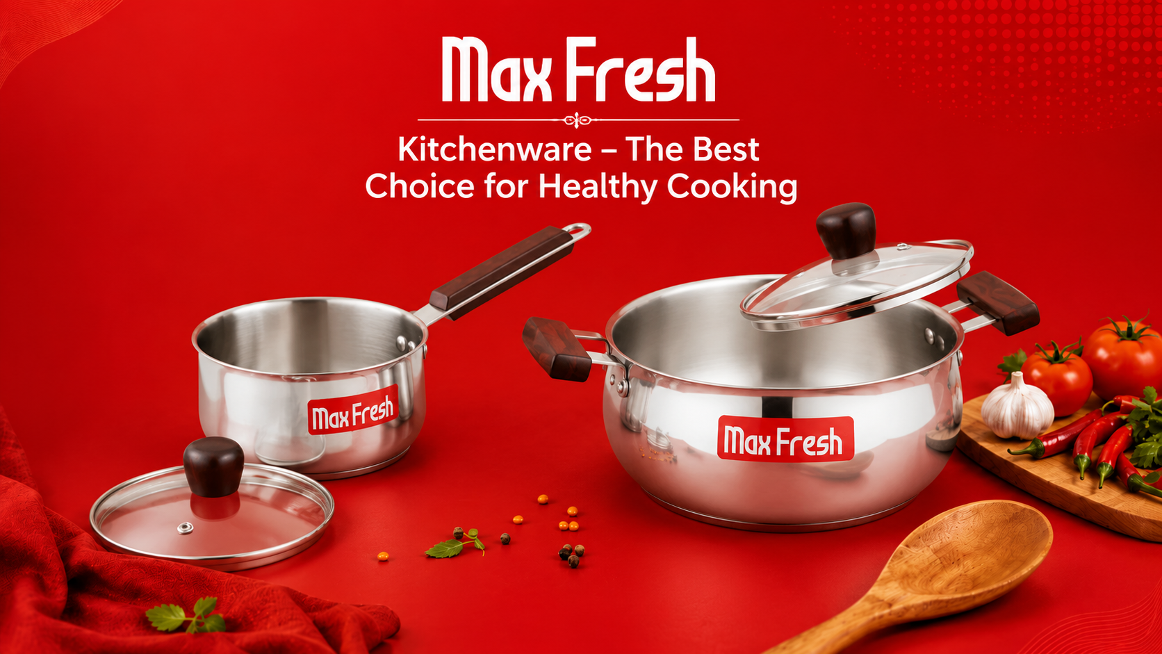 Stainless Steel Cookware Online India | Buy Triply Sets – MaxFresh