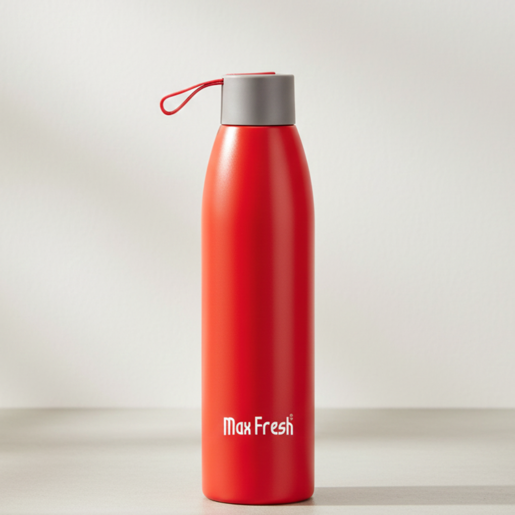 Maxfresh Stylish Hot & Cold Water Bottle Durable, Leak-Proof & Travel Friendly