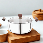 Load image into Gallery viewer, Maxfresh Triply Handi with Glass Lid
