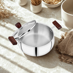 Load image into Gallery viewer, Maxfresh Triply Handi with Glass Lid
