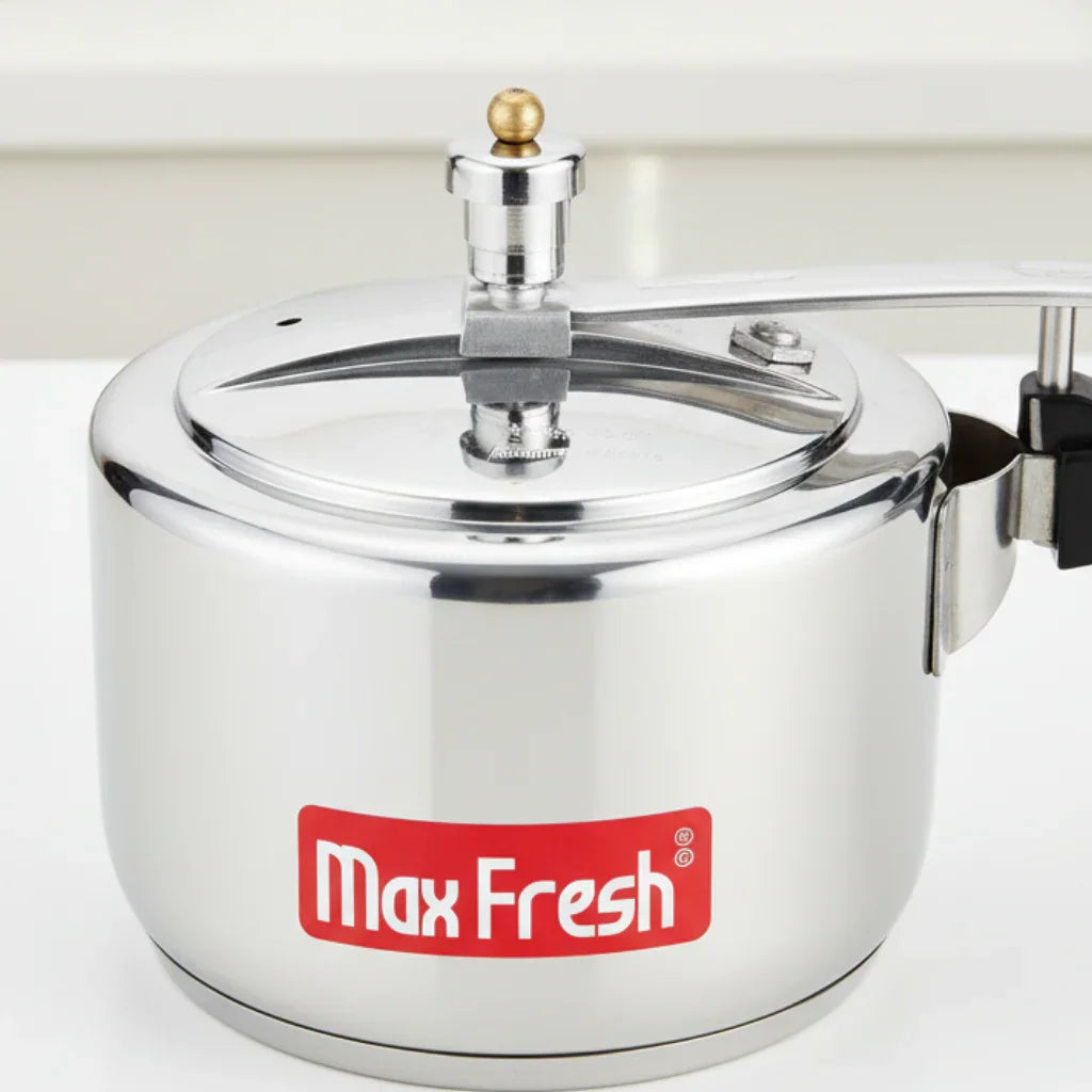 Maxfresh Stainless Steel Inner Lid Straight Pressure Cooker